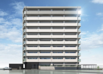 アルファステイツ熊谷銀座　外観完成予想図