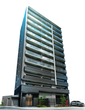 エスリード八尾駅前ザ・フロント　外観完成予想図