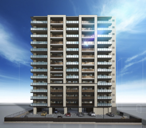 オーヴィジョン上熊本レジデンス　外観完成予想図2