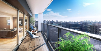 クリオ練馬北町　バルコニー完成予想図(Cタイプ)