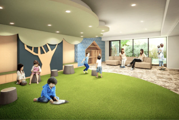 シティテラス金町　キッズルーム完成予想CG