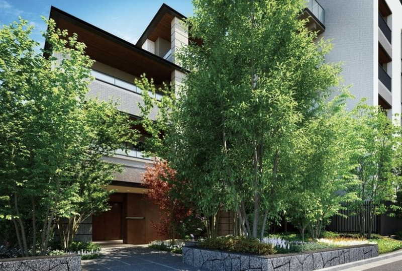 ファイル:パークホームズ駒沢大学 エントランスアプローチ完成予想CG.png