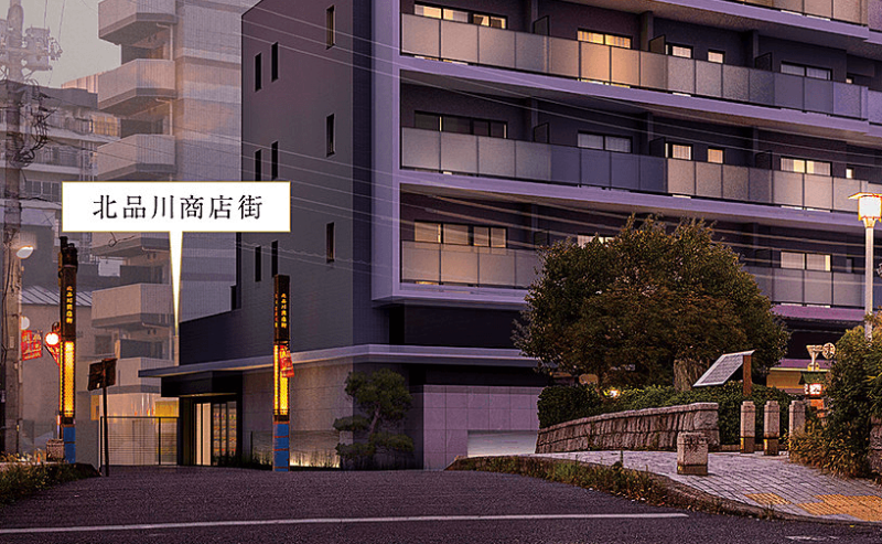 ファイル:リビオ北品川リバーサイドテラス エントエランスアプローチ完成予想図.png