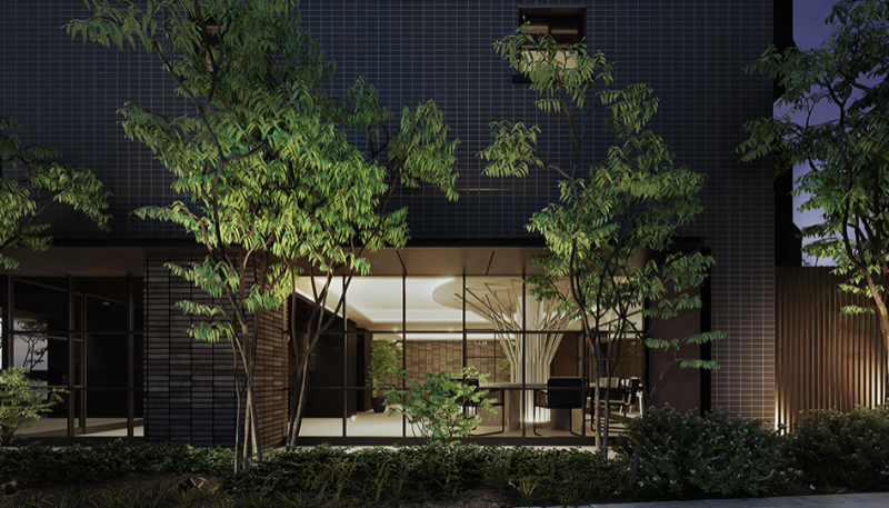 ファイル:リビオ本八幡 エントランスアプローチ完成予想図.png