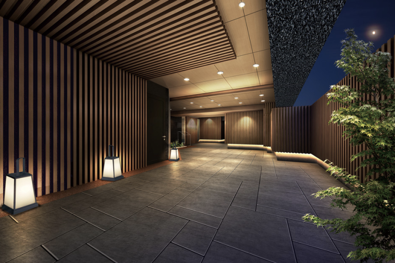 ファイル:ヴィオス山科音羽マナーズ別邸 エントランスアプローチ完成予想CG1.png