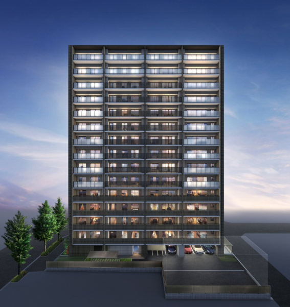 ファイル:ヴィー・クオレ レジデンス名古屋駅 外観完成予想図1.png