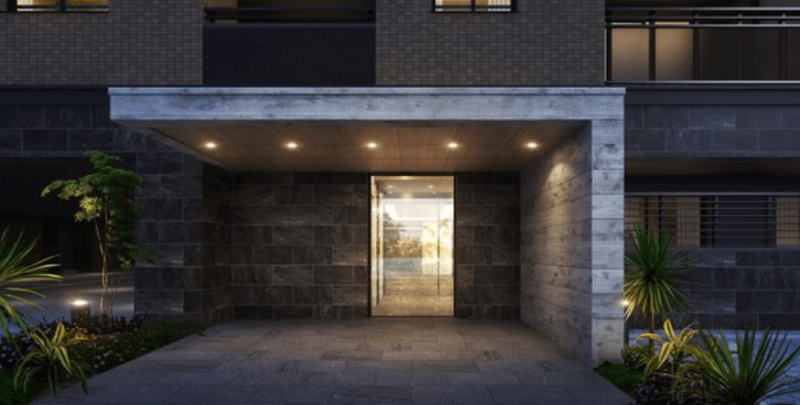 ファイル:オープンレジデンシア桜並木ステーションフロント エントエランスアプローチ完成予想図.png