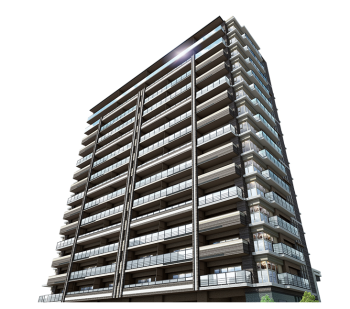 クレアホームズ グラン岩崎 ザ・レジデンス　外観完成予想CG2