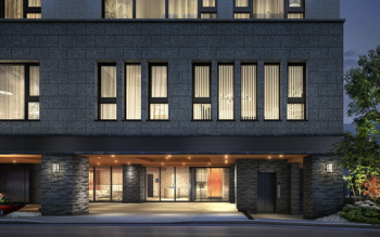 ザ・サンメゾン白金台　エントランスアプローチ完成予想CG