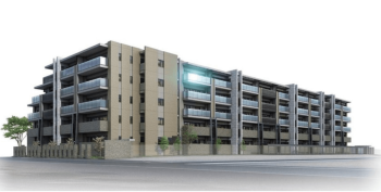 シエリア茨木東宮町　外観完成予想図