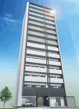 パルティール高畑　外観完成予想図