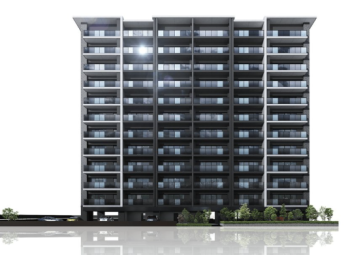 ブランシエラ国分中央　外観完成予想CG