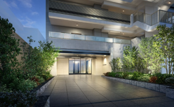 ガーラ・レジデンス船堀ブライト　エントエランスアプローチ完成予想図