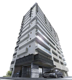 ディモア小阪レジデンス　外観完成予想CG