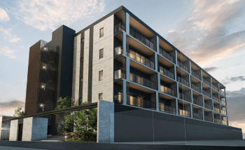 トラストレジデンス南里　外観完成予想図