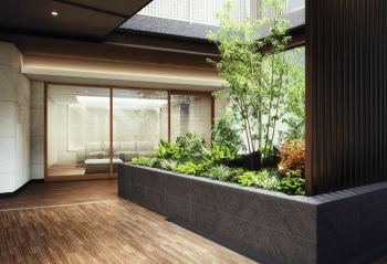 クレヴィア西馬込　中庭完成予想図