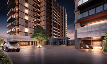 ザ・サンパークシティ守恒　南西棟 エントランスアプローチ完成予想CG