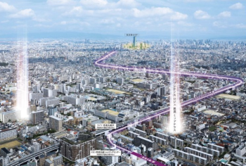 プレサンス ロジェ 喜連ミッドテラス　周辺写真CG合成