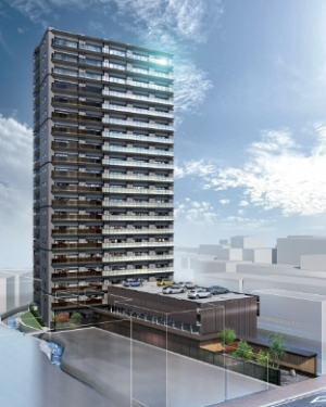 プレシスタワー三島広小路　外観完成予想図2