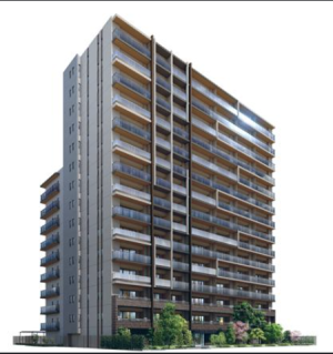 プレミスト立川　外観完成予想図