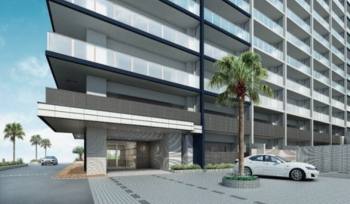 ヴェルディ若草町パームガーデン　エントランスアプローチ完成予想CG