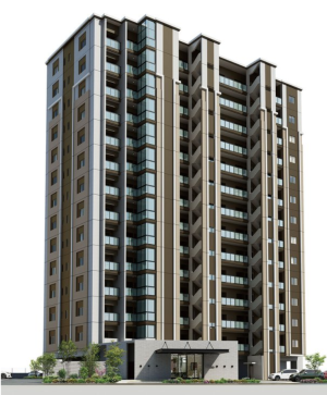 グランドパレス国分駅前　外観完成予想図2