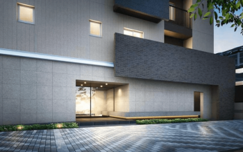 サンパーク新山口駅南グラッセ　エントエランスアプローチ完成予想図