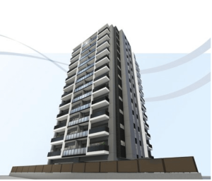 サンパーク鳥栖駅前グラッセ　外観完成予想図