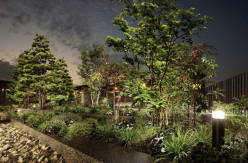 ザ・サーパス高松錦町　庭園完成予想CG