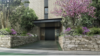 ジオ西宮北口 ブライトサイト　エントエランスアプローチ完成予想図