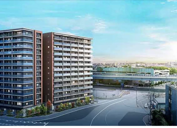 ブライトクロス橋本駅前　外観完成予想図