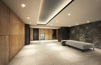 ユニハイム京都西院高辻通　エントエランスホール完成予想図