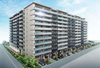 ルネ鴻池新田　外観完成予想図