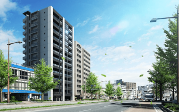 アクロス大濠公園プレミアフォート　外観完成予想図1