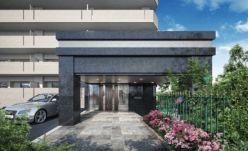 アルバガーデン朝倉街道　エントエランスアプローチ完成予想図