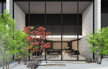 ザ・サンパーク小倉駅タワーレジデンス　ラウンジスペース完成予想図