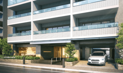 バウス品川戸越  エントランス完成予想CG