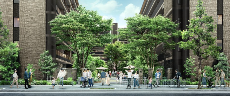 ファイル:ファインシティ横濱鶴見（ルキンテラス） 外観完成予想CG.png