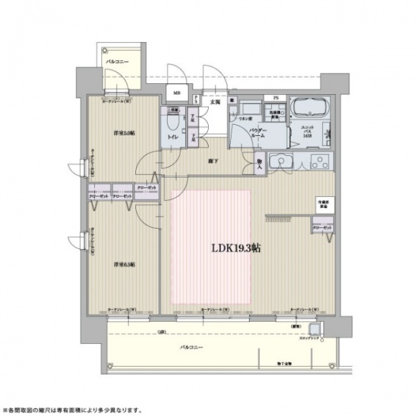 ファイル:A（2LDK）タイプ 並木161012.jpg