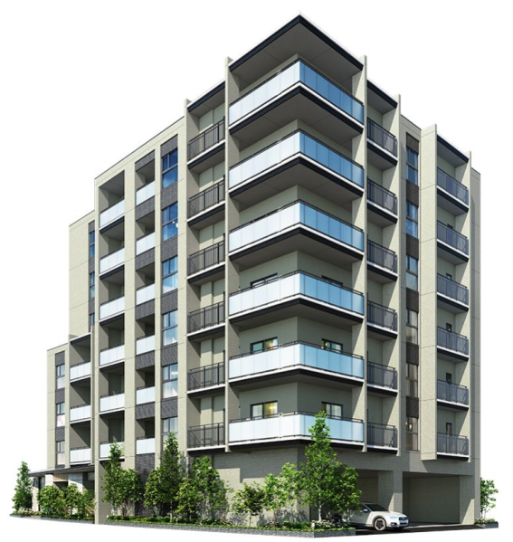 ファイル:ザ・パークハウス 目黒本町 外観完成予想図.png