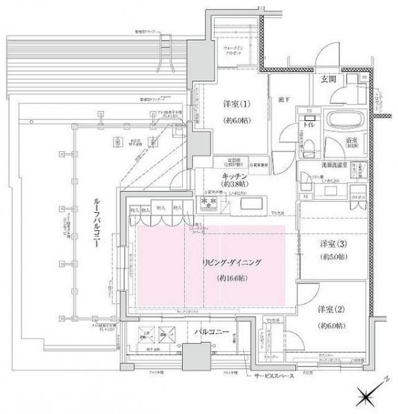 ファイル:ジオ文京千石Jrタイプ 85.53㎡.jpg