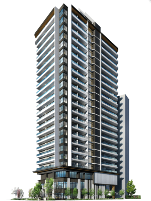 ドレッセタワー武蔵小杉　外観完成予想図1