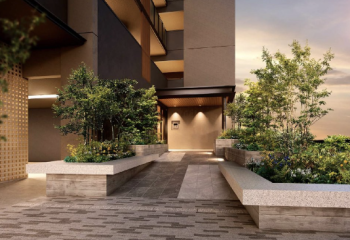 ビ・ウェル平井六丁目　エントエランスアプローチ完成予想図