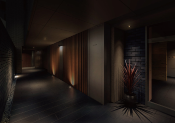 ベルジェンド横濱蒔田パークレジデンス　エントランスホール 内廊下完成予想CG