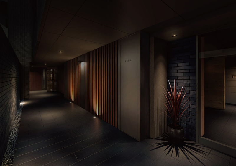 ファイル:ベルジェンド横濱蒔田パークレジデンス エントランスホール 内廊下完成予想CG.png