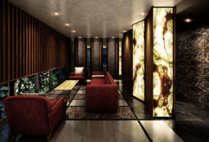 レーベンはりまや橋 MID COURT　ラウンジ完成予想図