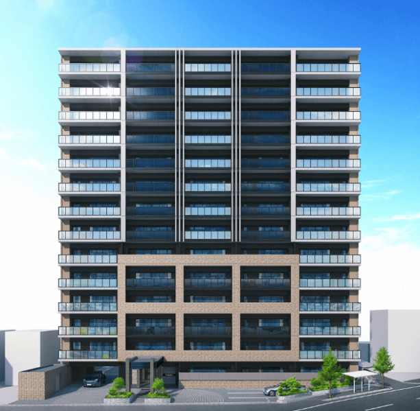 ファイル:グリーンヒル南大分IIファミリエ 外観完成予想図1.png