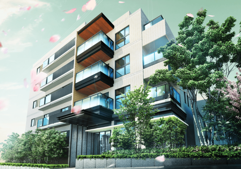 ファイル:プラウド弦巻三丁目 外観完成予想CG2.png