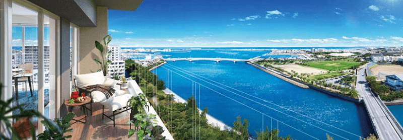 ファイル:ミルコマンション曙シーフロントビュー バルコニー完成予想図（参考）.png