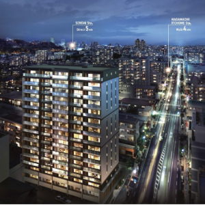 レーベン長町 THE GATE　外観完成予想図1